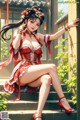 Hentai - Crimson Silks Dancing in the Twilight Breeze Set.2 20250103 Part 3